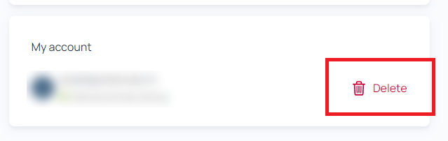 How can I delete my account? – Help desk